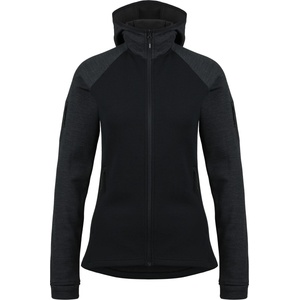 Stoic Дамско поларено яке Stoic Women's MerinoFleece335 KuolpaSt. Zip Hoody Fleece jacket - Black / Black Melange - размер XXL (105-5556-0116)