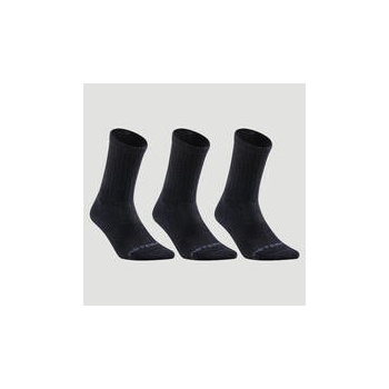 Artengo Tenisové ponožky RS 500 vysoké 3 páry čierne