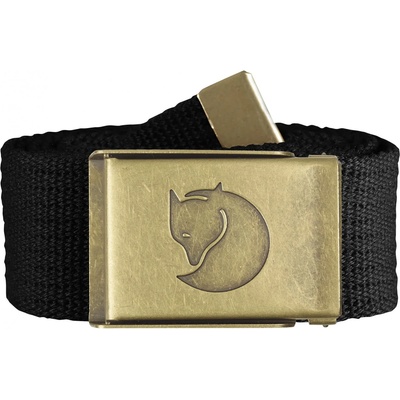 Fjällräven Колан Fjällräven Canvas Brass Belt 4 cm Belt - Black - размер 120 x 4 cm (203-0641-0111)