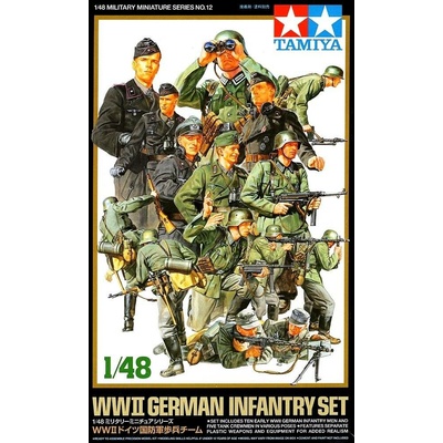 Tamiya German Infantry + Tank Crew 1:48