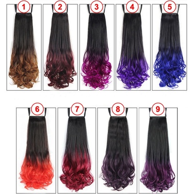 Sleek Изкуствени опашки ombre - Палитра