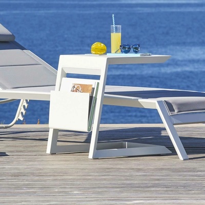 Aga MR6123 Skládací kempingový stolík 90x60x42/66 cmHnedý
