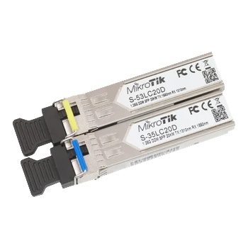 MikroTik Чифт SFP модули, S-35LC20D + S-53LC20D - Mikrotik S-3553LC20D (S-3553LC20D)