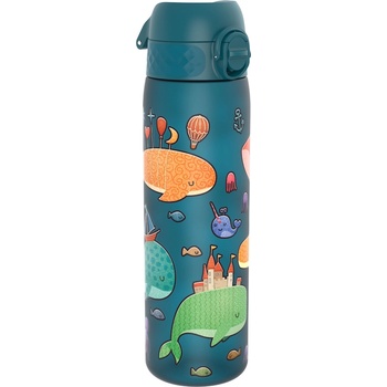 ION8 Бутилка за вода Ion8 Print, рециклирана пластмаса, 500ml, Whales (32041-А-КИТ)