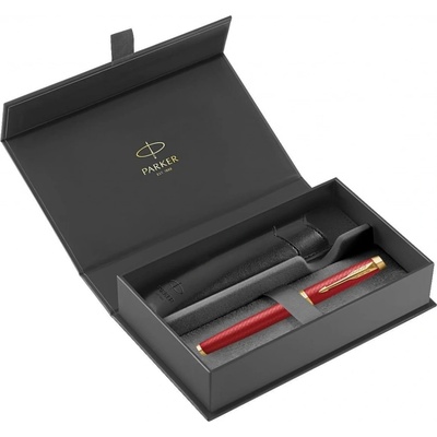 Parker 1502/3193650 IM Premium Red GT sada dárková sada plnicího pera v kazetě s pouzdrem – Zboží Živě