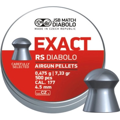 Diabolky JSB Match Exact RS ráže 4,52 mm 500 ks