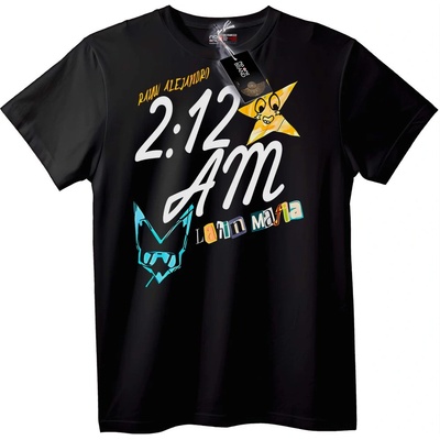 NOONEBRAND Тениска 2: 12 AM Латино Мафия - M, White