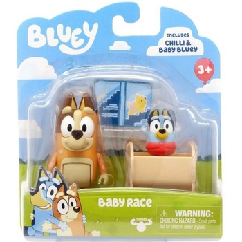 TM Toys Bluey: Комплект фигури - Chilli и бебе Bluey (BLU17616)