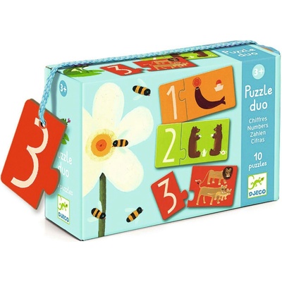 Djeco Duo Puzzle Čísla