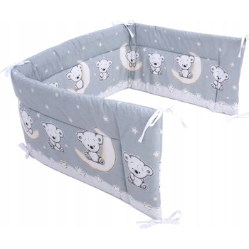 Sensillo Mantinel do postieľky Vafle Púpava Sivá