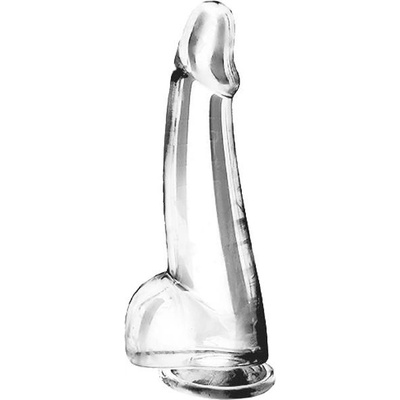 BASIC X Cesar transparentní penis s přísavkou L
