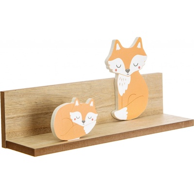SASS & BELLE Dětská police s liškou 35x13cm