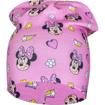 Minnie Mouse licence Dívčí čepice Minnie Mouse 23-1145 světle růžová