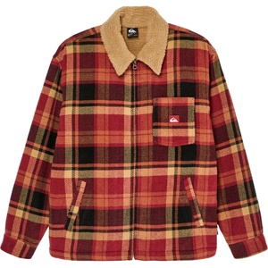 Quiksilver Мъжко ежедневно яке Quiksilver DNA Sherpa Harrington Jacket Casual jacket - Surf Sherpa Oxblood - размер XXL (003-3289-0516)
