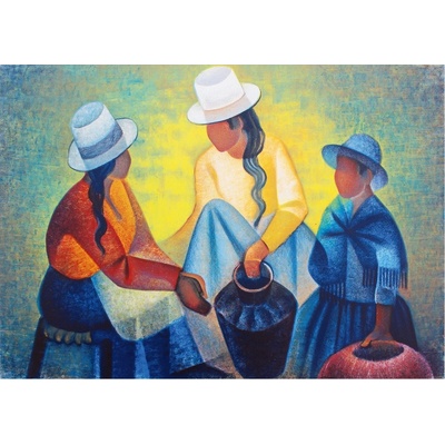 BlueBird Louis Toffoli Femmes à la Potiche Bleue 1977 1000 dílků