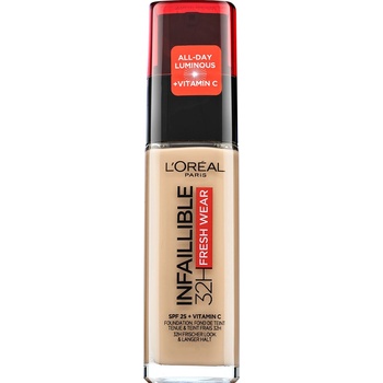 L'Oréal Paris Infaillible 32H Fresh Wear dlhotrvajúci tekutý make-up 130 True Beige 30 ml