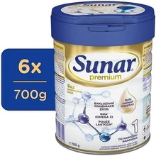 Sunar Premium 1 6 x 700 g