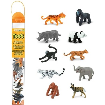 Safari Ltd Safari® Toob Застрашени животни на сушата 10 фигурки