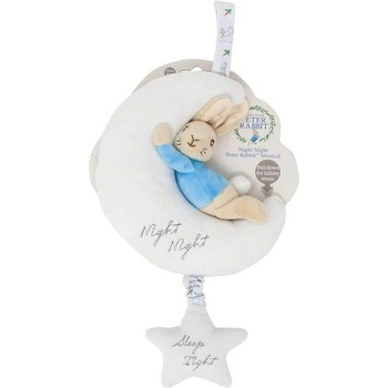 Rainbow Designs Музикална бебешка играчка за количка и кошара Rainbow Designs - Peter Rabbit, Луна (5014475015013)