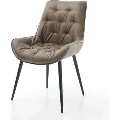 Delife Taimi-Flex mikrovlákno taupe vintage zúžená černá