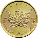 Investiční zlato Royal Royal Canadian Mint Maple Leaf zlatá mince 1/4 oz