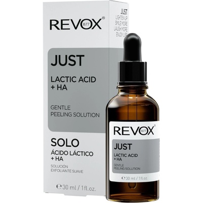 Revox Cosmetics REVOX B77 Just Lactic Acid + Ha Gentle Peeling Solution Ексфолиант за лице дамски 30ml