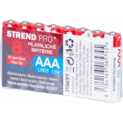 Batéria Strend Pro, LR03, 8 ks, AAA tužka