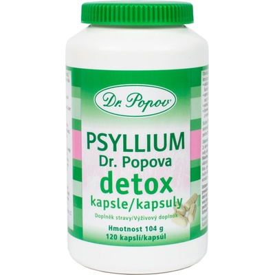 Dr. Popov Psyllium Detox 120 kapsúl