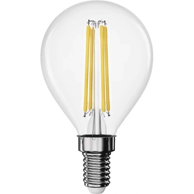 Emos LED žiarovka Filament Mini Globe 3,4 W E14 teplá biela