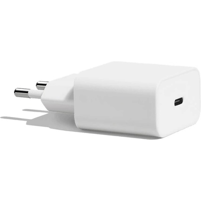 Kanex Захранване за ел. мрежа с USB-C изход и технология за бързо зареждане (бял) - Google Pixel 18W USB-C Fast Charger G1000 (bulk) (G1000)