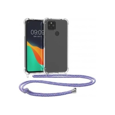 Púzdro kwmobile Priehľadné Google Pixel 4a 5G fialové