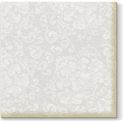 PAW servítky Airlaid L Rococo White 40x40cm