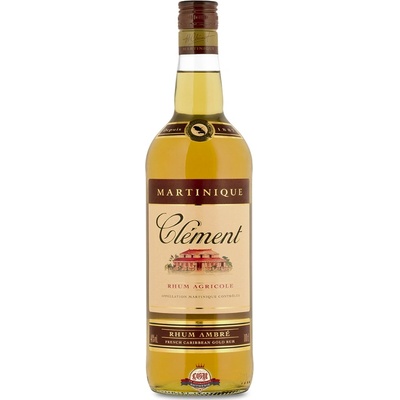 Clément Rhum Ambre 40% 0,7 l (čistá fľaša)