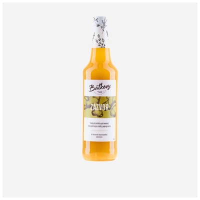 Báťkove sirupy Zázvorový sirup 0,5 l