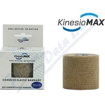 KinesioMAX Cohesive elastické samofixační tělové 5 cm x 4,5 m