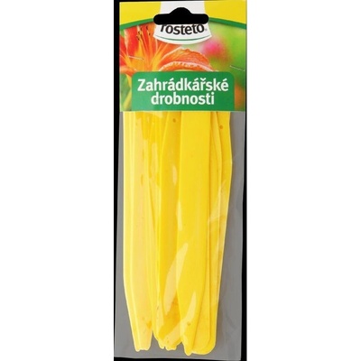 Jmenovka zapich Rosteto L 6 žlutá 15x1,7 cm (sada 15ks) rovná