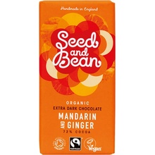 Seed and Bean čokoláda hořká Mandarinka a Zázvor 85 g