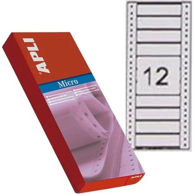 Etikety tabelačné 88,9x23,3mm APLI 1 radové