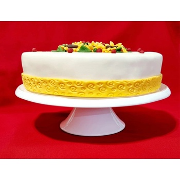 Tescoma servírovací podnos na tortu Delícia 31 cm porcelánový