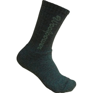 Woolpower Детски спортни чорапи Woolpower Kids Socks 400 Logo Sports socks - Forest Green - размер 25-27 (EU) (201-0261-0812)