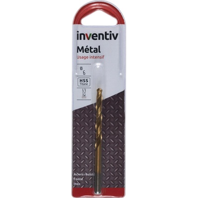Inventiv СВРЕДЛО МЕТАЛ hss-tin Ф6 inventiv (3603743117522)
