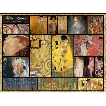 Image 1 of Grafika - Puzzle Klimt: Collage - 2 000 piese