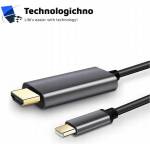  Кабел Type-C - HDMI 4K 60Hz 1.8m Black (3800165071603)