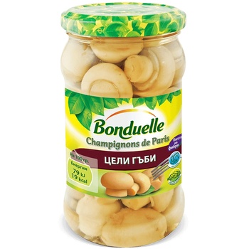 Image 1 of Bonduelle Цели гъби в буркан 280г