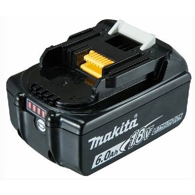 Акумулаторна батерия Makita BL1860B, Li-Ion, 18.0 V, 6.0 Ah (632F69-8)