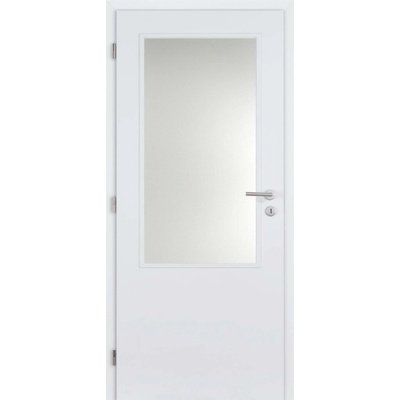 Doornite Basic 2/3 sklo, 90 L, 94 x 198 cm, lakované, levé, bílé, prosklené C1HMF2.90L1