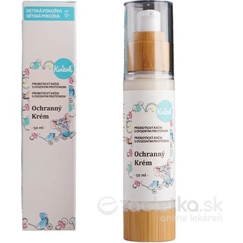 KVITOK Detský ochranný krém celotelový prebiotický krém s ovseným proteínom 50 ml