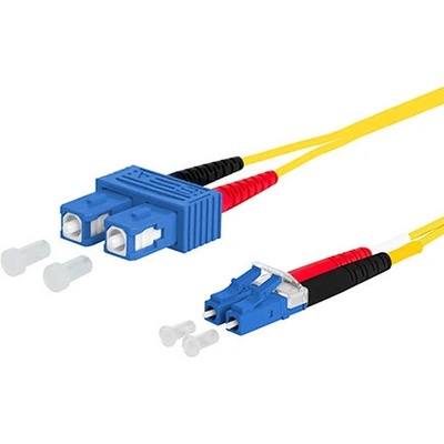Metz Connect 151P1EOJO20E optický patch, SC-LC 9/125 (single mode), duplex, OS2, LSOH, 2m