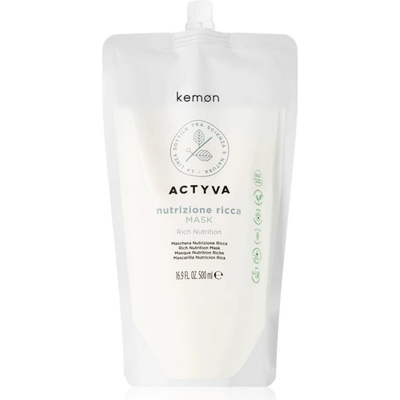 Kemon Actyva Nutrizone Ricca intenzívna maska pre extrémne suché vlasy 500 ml