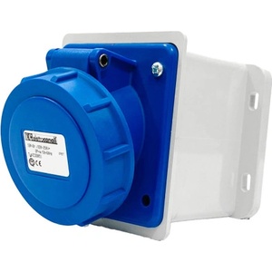 Elettrocanali Ec690 КОНТАКТ oТКРИТ mОНТАЖ 16А ip67 1p+n+e 220-240v (ec690511d)